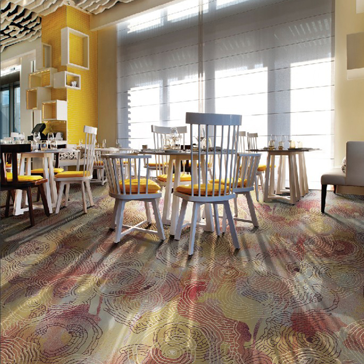 High Quality Wall To Wall Printied Hotel Restaurant Carpet