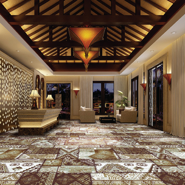 Wall To Wall Nylon Luxury Hotel Lobby Carpet