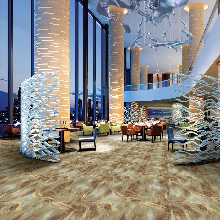 Customized Wall To Wall Pattern Hotel Flooring Carpet