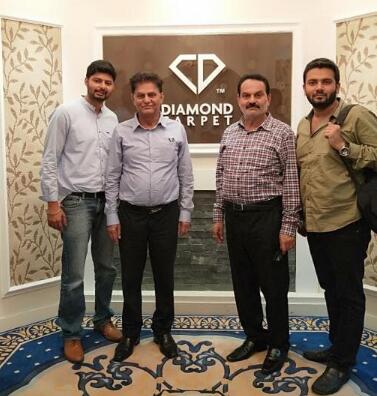 Rishab Antal from Shanti Carpet Industries visited our company