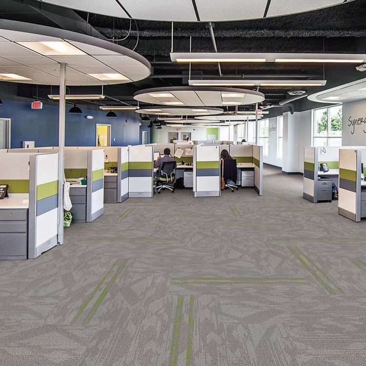 Commercial Nylon Office Textured Carpet Tiles