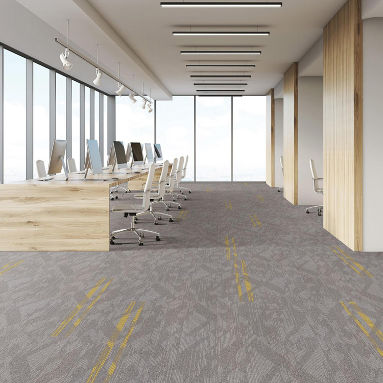 Commercial Nylon Office Textured Carpet Tiles