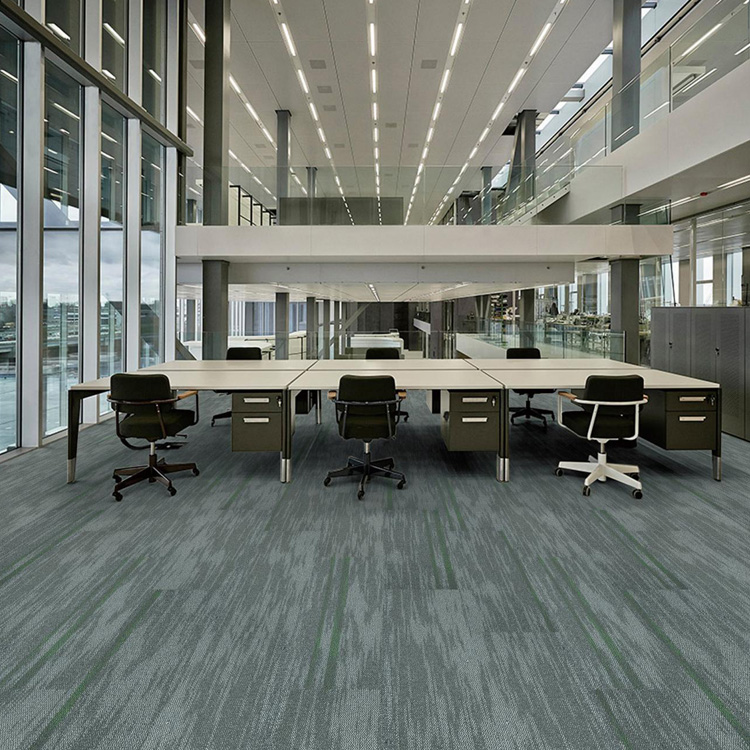Wholesale Stripe Pattern Office Carpet Tiles