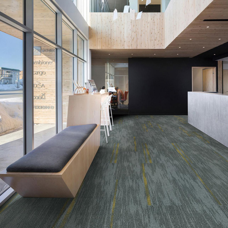 Wholesale Stripe Pattern Office Carpet Tiles