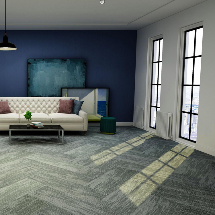 Wholesale Stripe Pattern Office Carpet Tiles