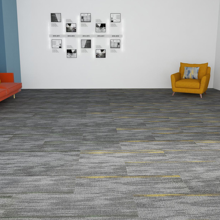 Wholesale Stripe Pattern Office Carpet Tiles