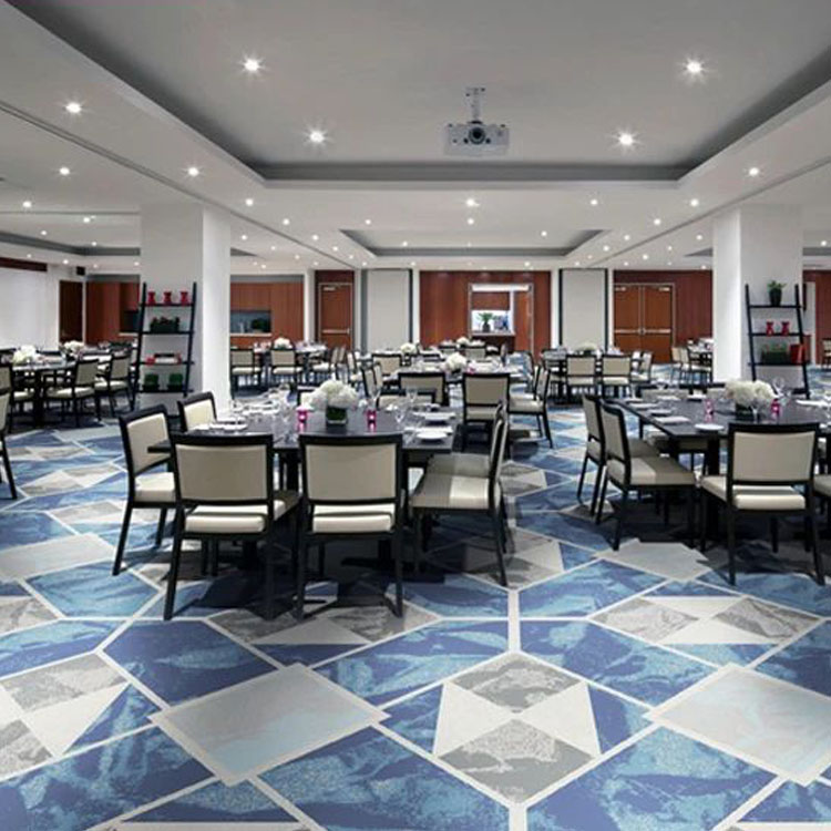 Modern Pattern Wall To Wall Hotel Restaurant Carpet