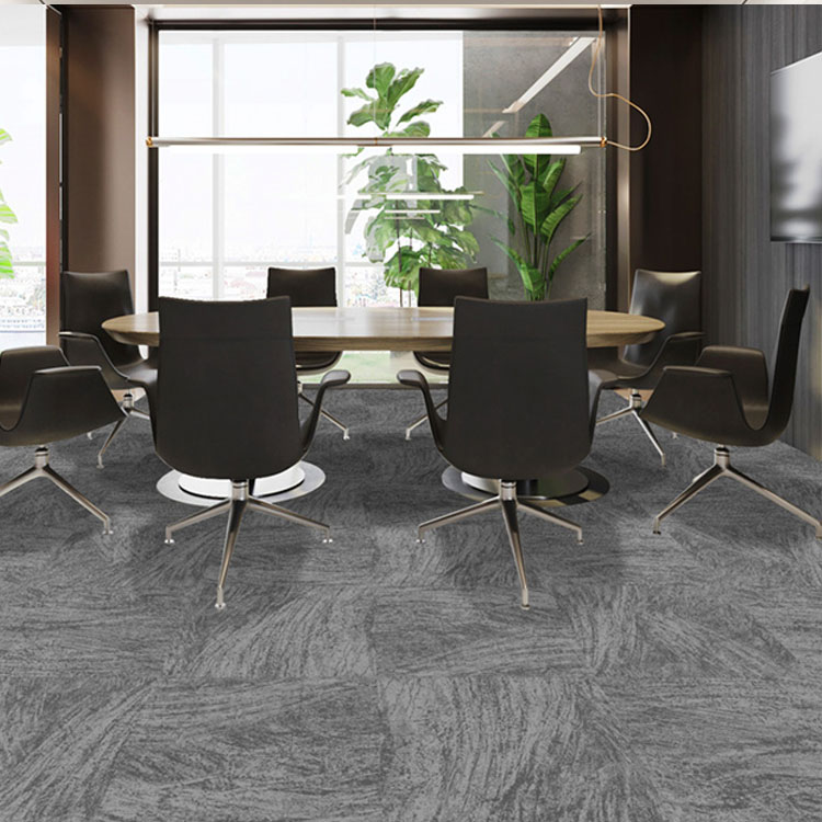 Commercial Plain 50X50cm Office Carpet Tiles