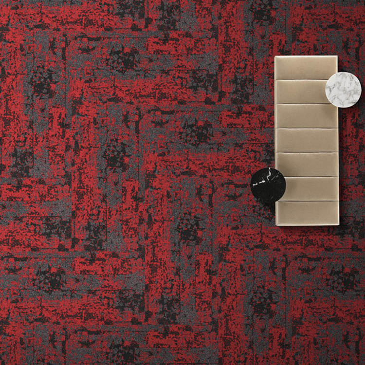 Removable Commercial Fireproof Modular Carpet Tiles