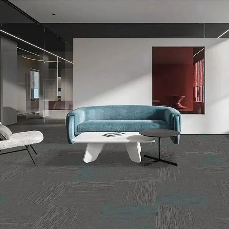 Decorative 50x50cm Commercial Flooring Carpet Tiles