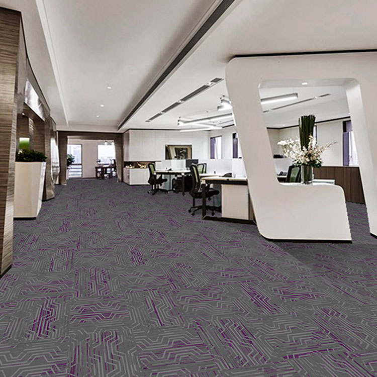 High Quality Luxury Carpet Tiles Office Commercial Carpet Tiles 50x50cm Squares Carpet Factory