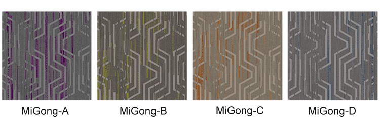 High Quality Luxury Carpet Tiles Office Commercial Carpet Tiles 50x50cm Squares Carpet Factory