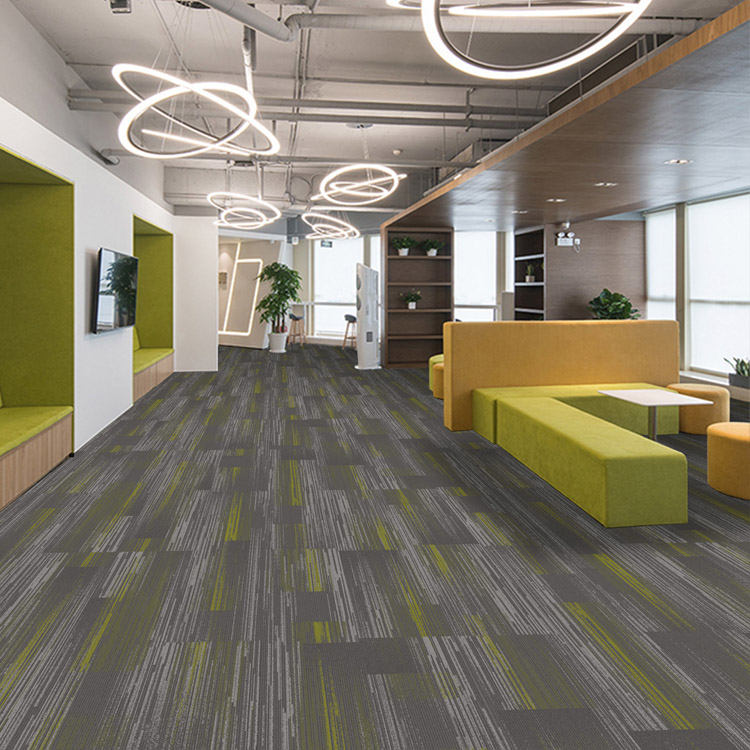 Durable Commercial Grey Carpet Tiles For Office Floor