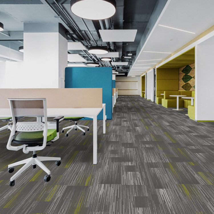 Durable Commercial Grey Carpet Tiles For Office Floor