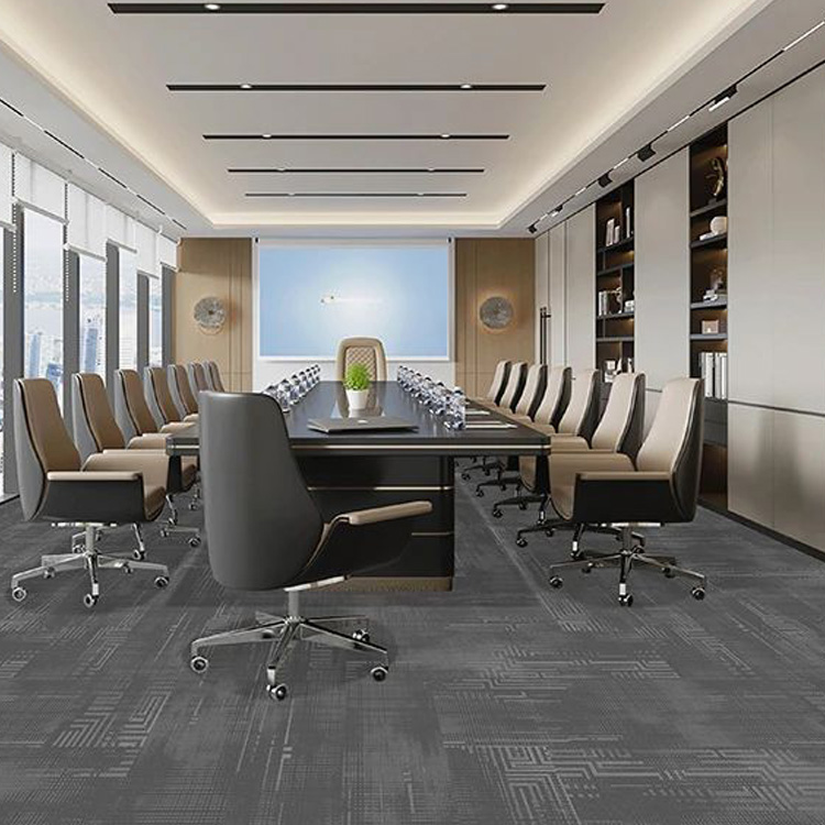 Loop Pile Tufted  Office Flooring Carpet Tiles