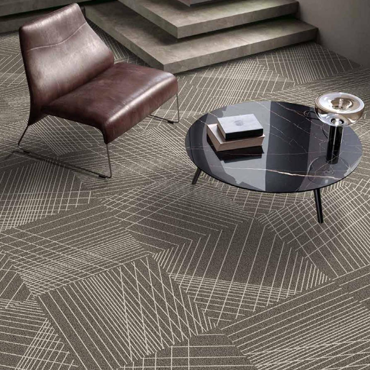 Tufted Commercial Luxury Polyamide Carpet Tiles