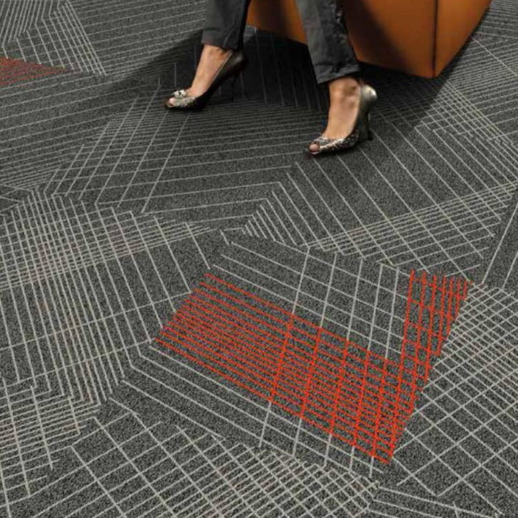 Tufted Commercial Luxury Polyamide Carpet Tiles