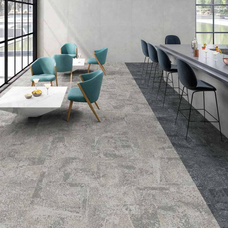 Removable Commercial Fireproof Polyamide Carpet Tiles