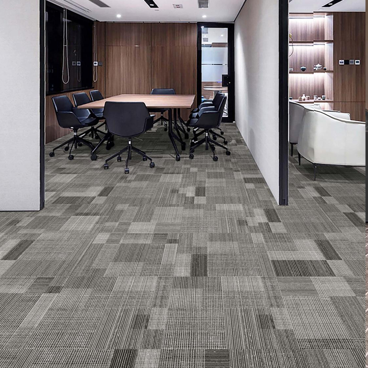 Fashion Design Loop Pile Polyamide Carpet Tiles