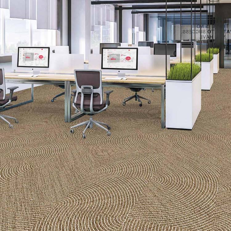 Nylon Carpet Tiles 50*50 Commercial Office Modular PE Backing Carpet Tiles