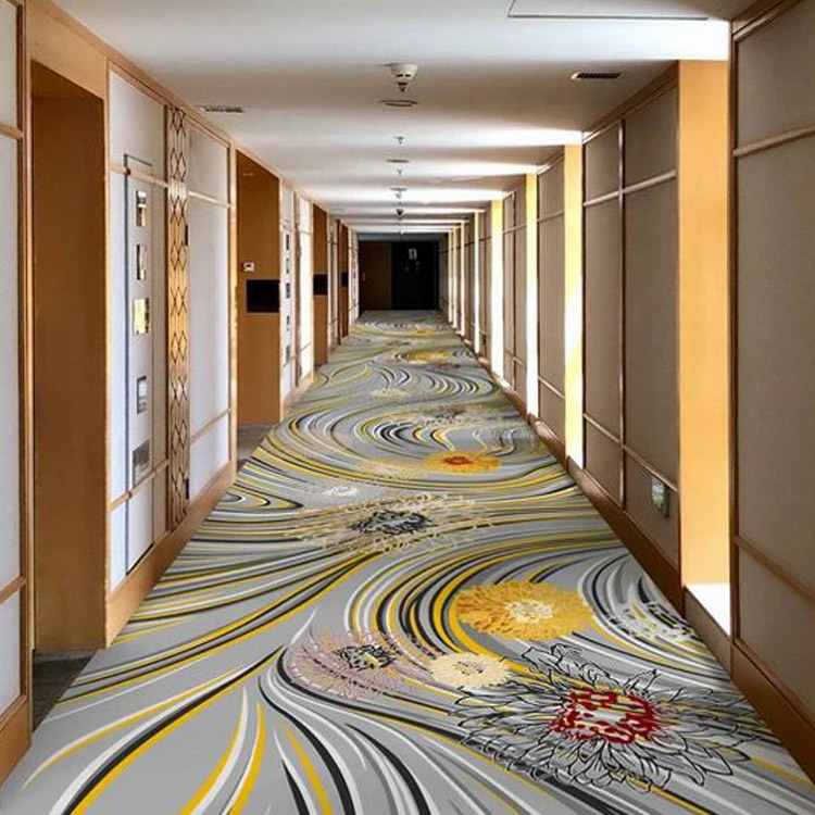 Customized Hotel Walkway Carpet Printed Carpet