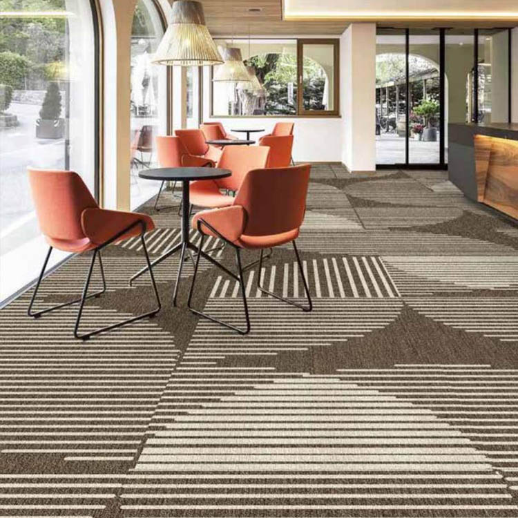 100% Nylon Fireproof Modular Office Carpet Tile