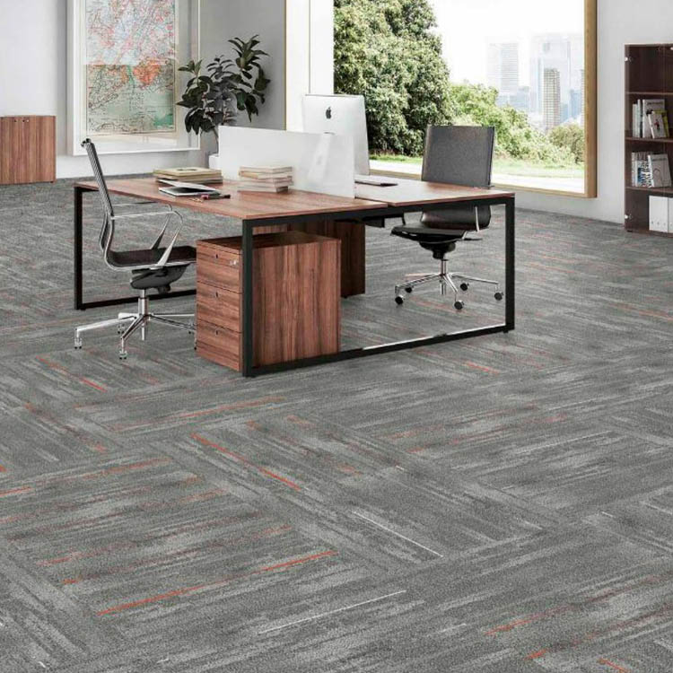 100% Nylon Fireproof Durable Carpet Tile For Office