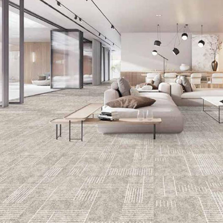 Polyamide Loop Pile Removable Office Floor Carpet Tiles