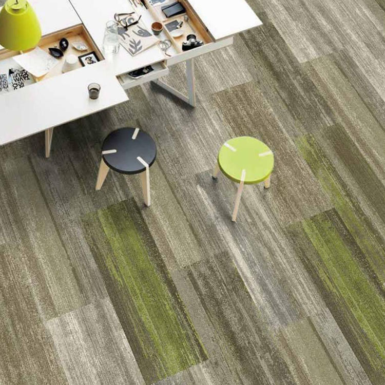 100 New Design Durable Polyamide Printed Carpet Tiles