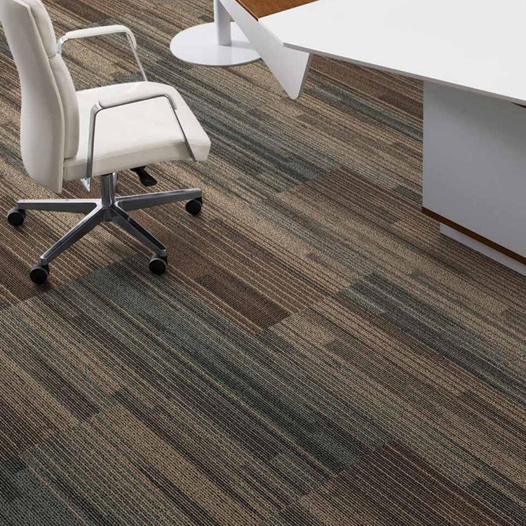 101 Fireproof Carpet Tiles Customized Pattern Office Floor Carpet Tile