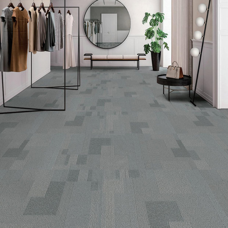 100% Nylon 60*60Cm High Low Loop Use Office Carpet Tile