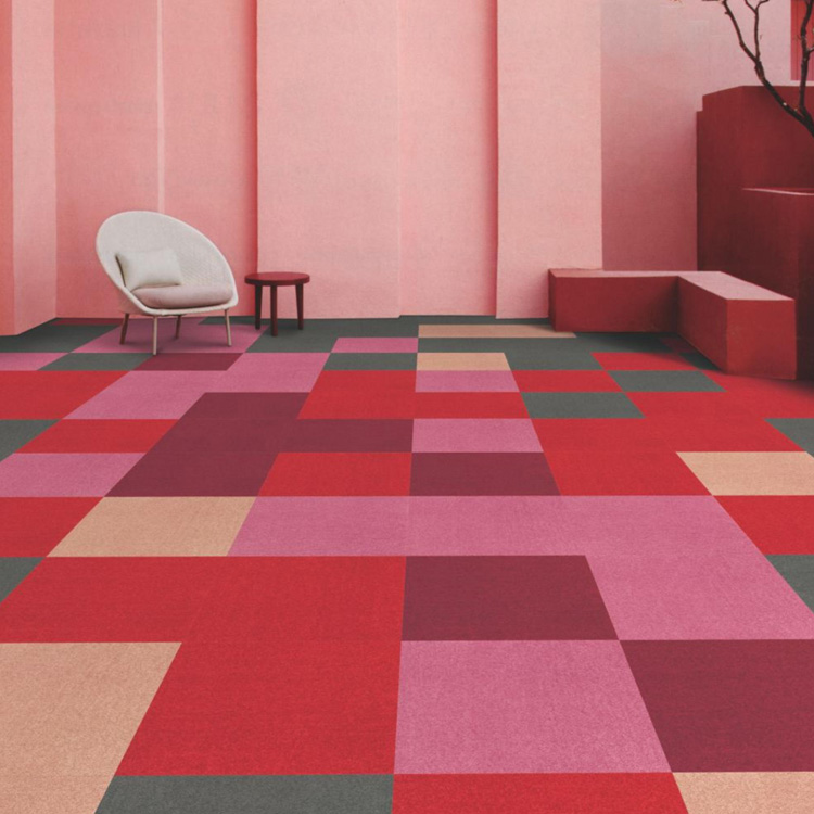 50*50 cm Polyamide Plain Loop Pile Carpet Tiles