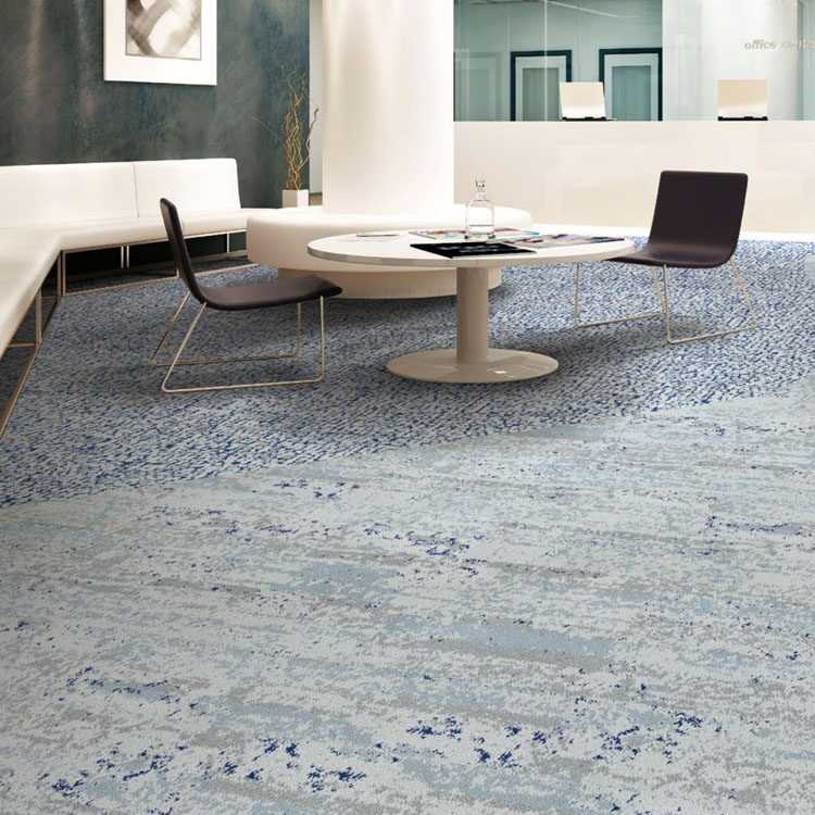 Custom Pattern 100% Polyamide Carpet Tiles For Office