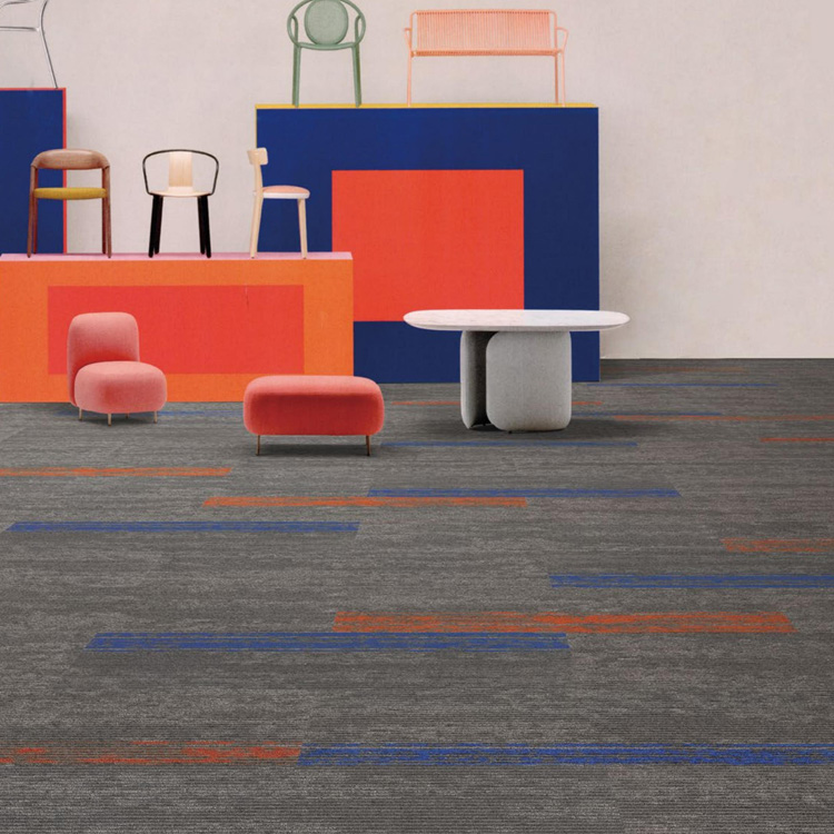 Polypropylene Carpet Tiles Decoration Office Floor Carpet Tiles