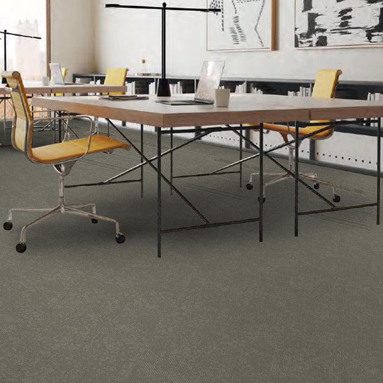 Commercial Polypropylene Office Textured Carpet Tiles