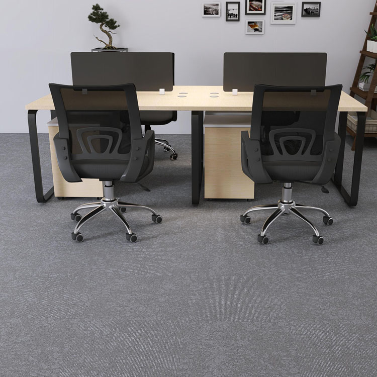 Commercial Polypropylene Office Textured Carpet Tiles