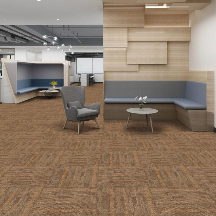 Loop Pile Polypropylene Carpet Tiles For Office Floor