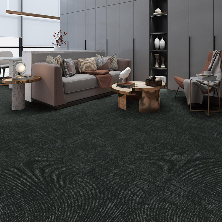 Commercial 100% Nylon Office Textured Square Carpet