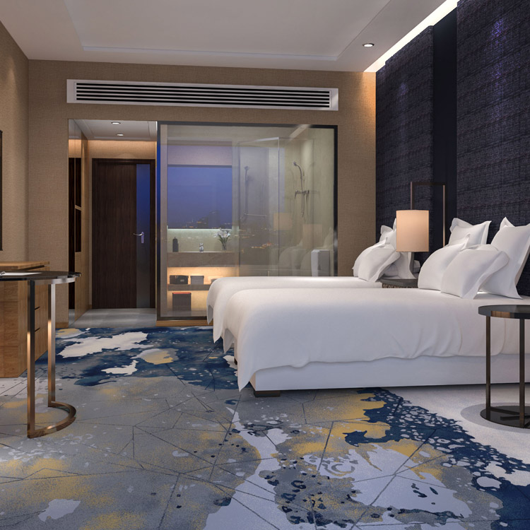 Wholesale Wall To Wall Broadloom Hotel Room Printed Carpet