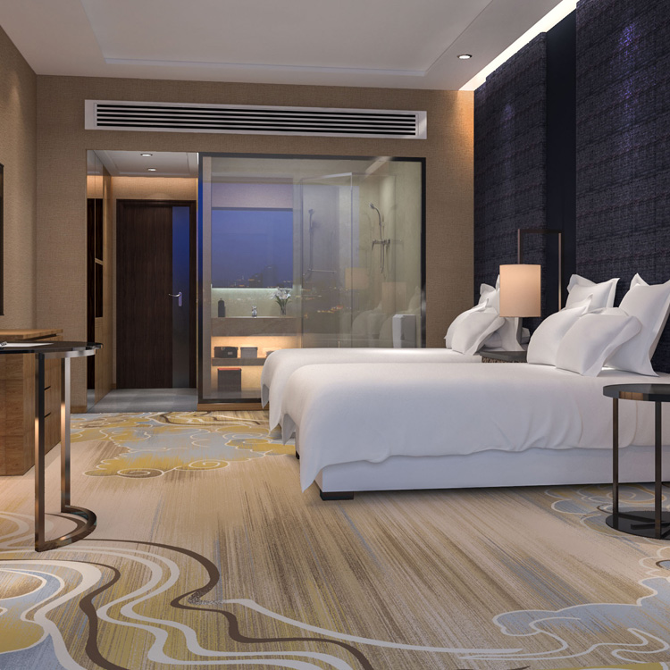 Wholesale Wall To Wall Broadloom Hotel Room Printed Carpet