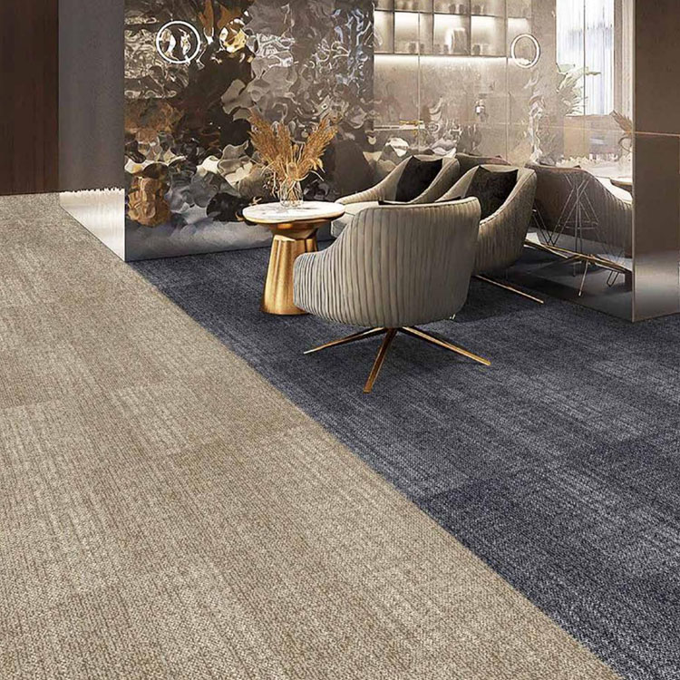 LA82 100% Nylon Printing Decoration Office Floor Carpet Tiles
