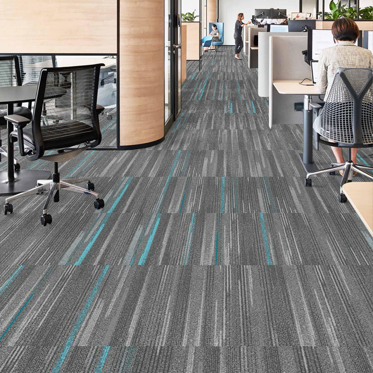 Nelson 100% Nylon Fireproof Office Floor 50*50 Carpet Tiles