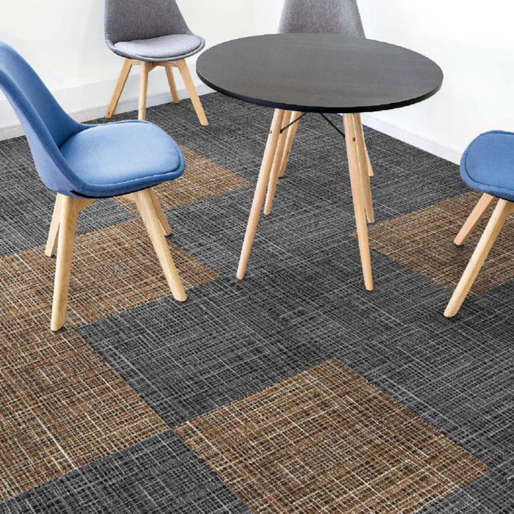 BN67 Wholesale 100% Nylon Fireproof Office Floor Carpet Tiles 50*50