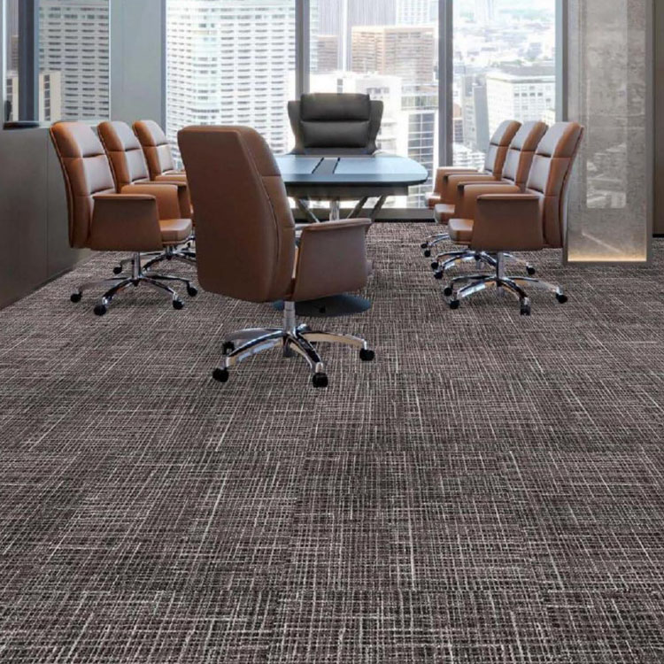 BN67 Wholesale 100% Nylon Fireproof Office Floor Carpet Tiles 50*50