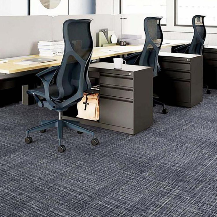 BN67 Wholesale 100% Nylon Fireproof Office Floor Carpet Tiles 50*50