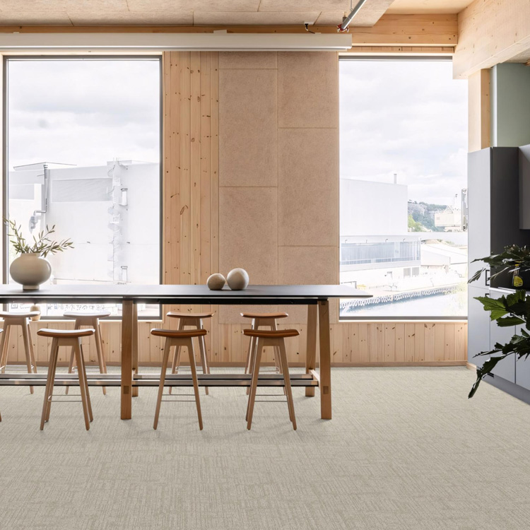 Machine Made Office Floor 33*100 Carpet Tiles