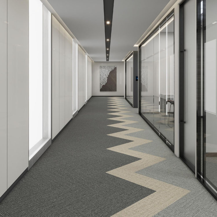 Office Use Carpet Tiles High Quality PVC Backing Carpet Tiles