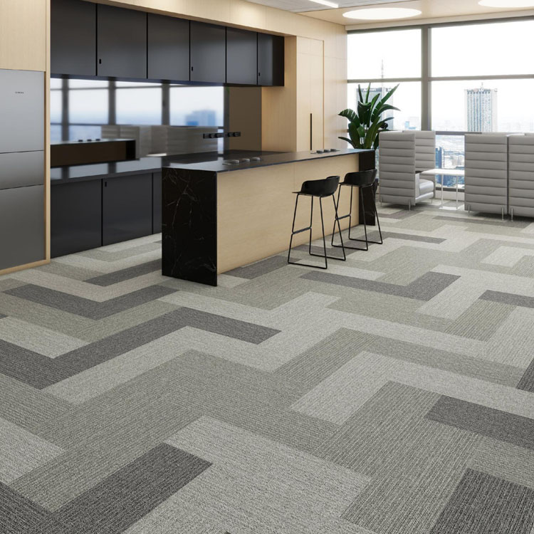 Office Use Carpet Tiles High Quality PVC Backing Carpet Tiles