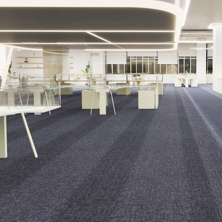 100% Nylon Fireproof Carpet Tiles Decoration Office Floor Carpet Tiles
