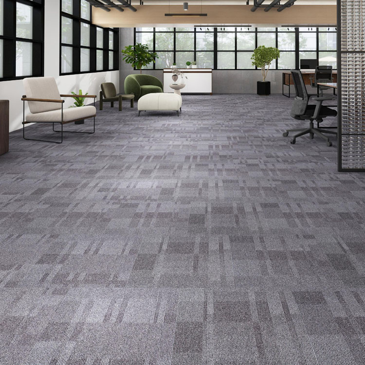 Nylon 50*50 Carpet Tiles Commercial Office Modular Carpet Tiles